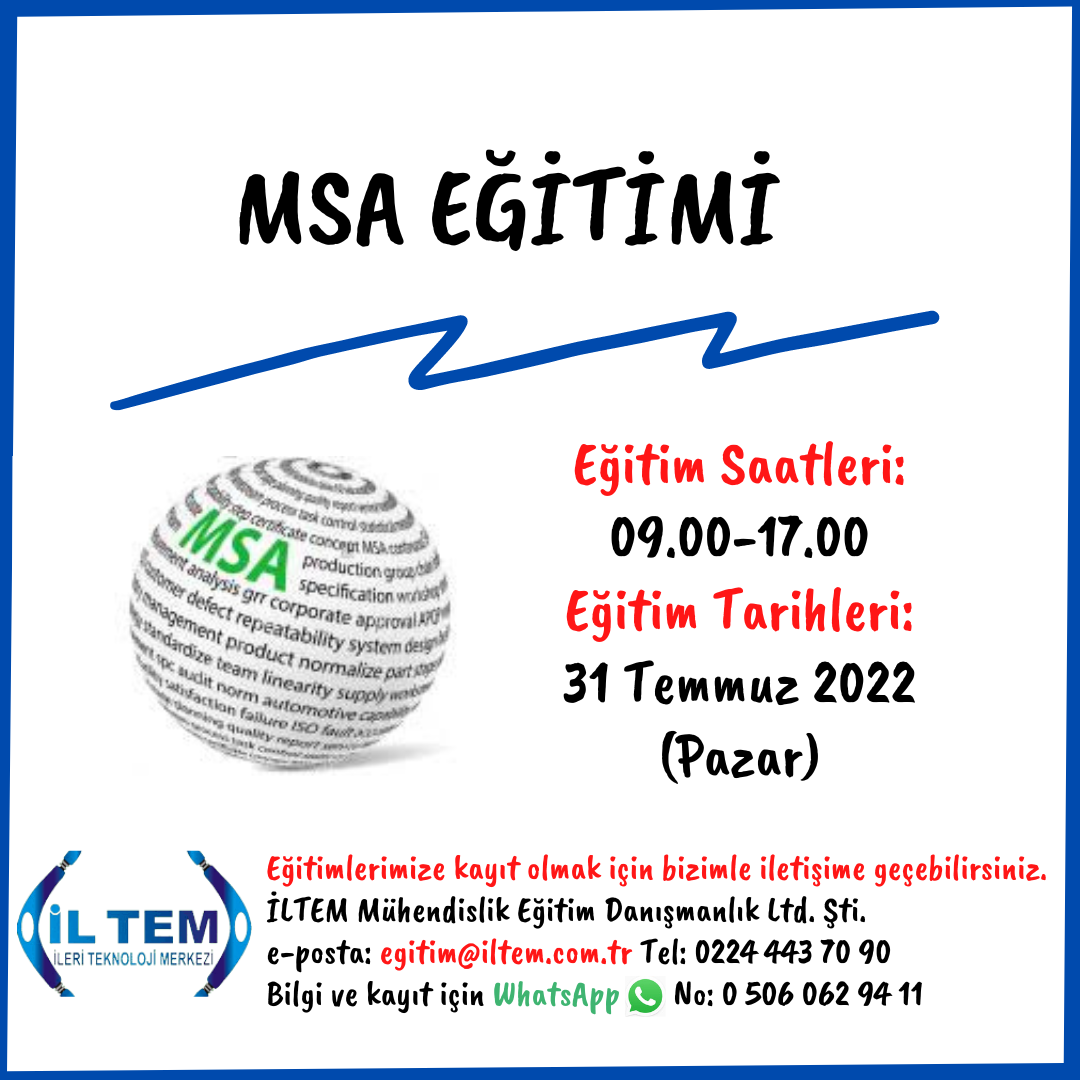 MSA Eitimi 31 TEMMUZ 2022 Bursa