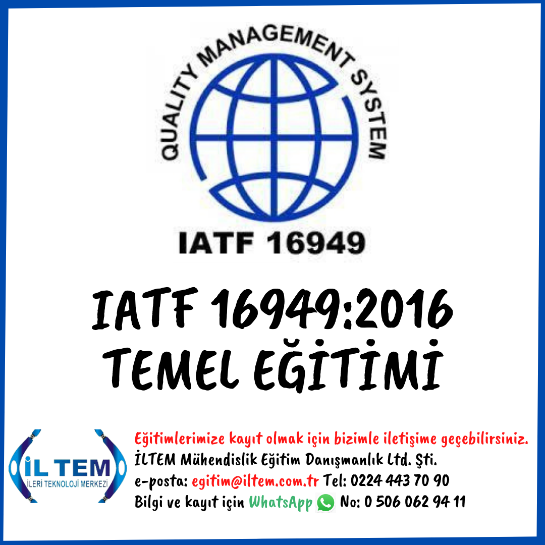 IATF 16949:2016 TEMEL ETM 4 TEMMUZ 2023 SAMSUN