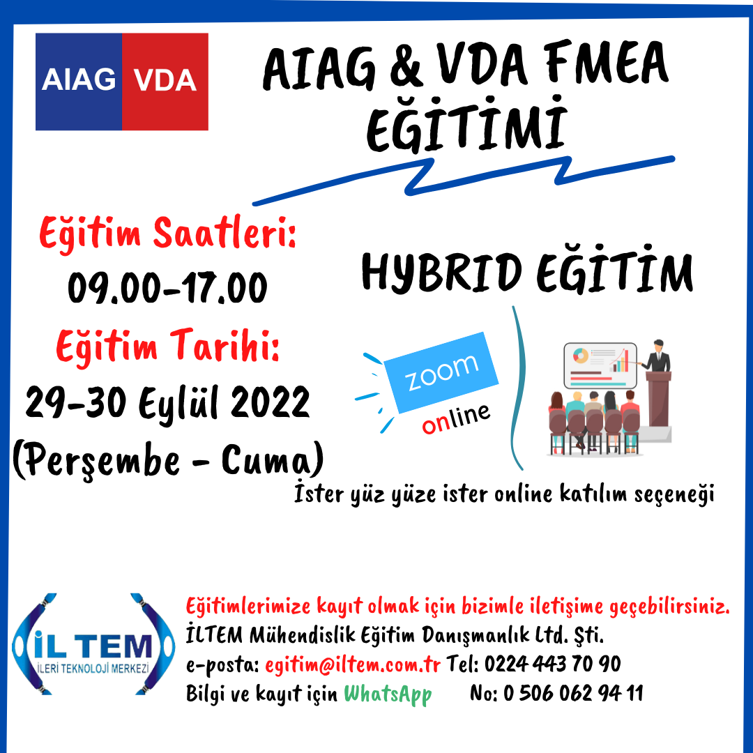 AIAG&VDA FMEA ETM 29 EYLL 2022 STANBUL